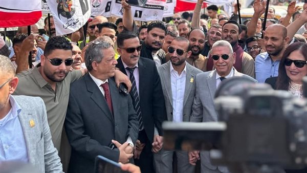 جانب من المسيرة 