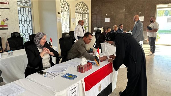 جانب من الإدلاء بالصوت