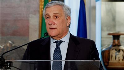 وزير الخارجية الإيطالي أنطونيو تاياني    