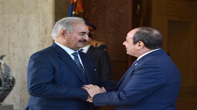 الرئيس السيسي - خليفه حفتر     