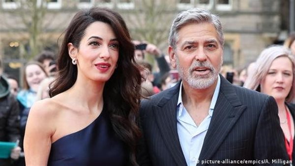 جورج كلوني وزوجته