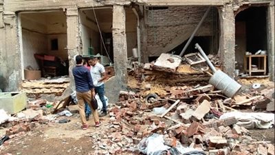  انهيار عقار بمنطقة بولاق الدكرور في الجيزة    