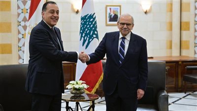 رئيسا وزراء مصر ولبنان     