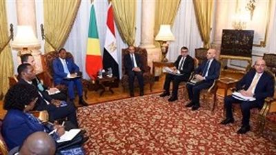 وزير الخارجية ونظيره الكونغولي    