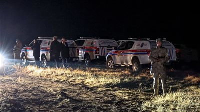 موقع حادث تحطم طائرة رئيس الأركان الليبي    