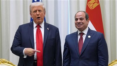 الرئيس السيسي وترامب    