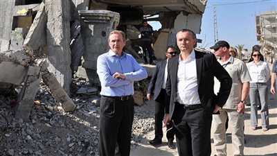 زيارة ملادينوف إلى غزة    