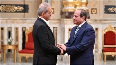 الرئيس السيسي ورئيس إيران    