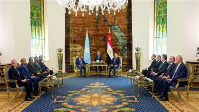 الرئيس السيسي - الرئيس الصومالي     