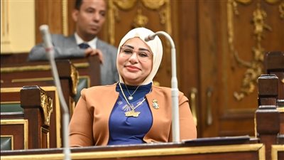 النائبة هند حازم حبيب عضو مجلس النواب المصري    