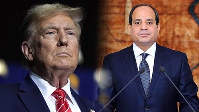 الرئيس السيسي - دونالد ترامب     