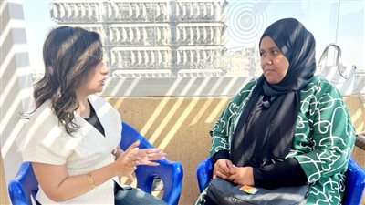 المحررة مع السيدة المكلومة    