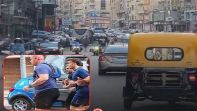 ماكرون في شوارع الإسكندرية    
