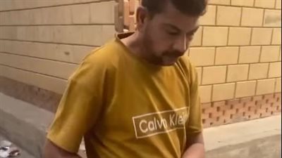 جانب من الفيديو - السائق    