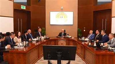 نائب رئيس الوزراء للشئون الاقتصادية خلال الاجتماع    