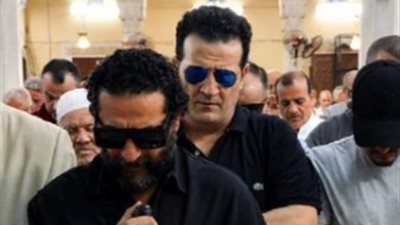 احمد خليل اباظة - جنازة والدة أحمد حلمي    