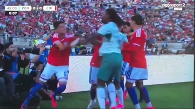 مشاجرة بين لاعبي البرتغال وتشيلي    