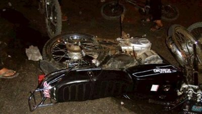 حادث بين توكتوك وموتوسيكل    