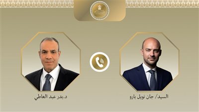 وزير الخارجية ونظيره الفرنسي    