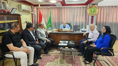 جانب من اجتماع محافظ المنوفية     