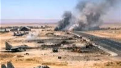 استهداف قاعدة الأزرق الأمريكية    