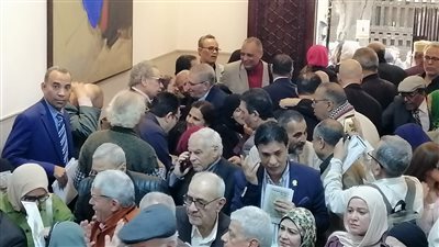 جانب من انتخابات اتحاد الكتاب    