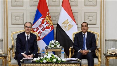 رئيس الوزراء يلتقي نظيره الصربي    