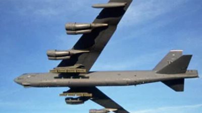 تحطم قاذفة أمريكية من طراز B-52    