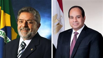 الرئيس السيسي ونظيره البرازيلي     