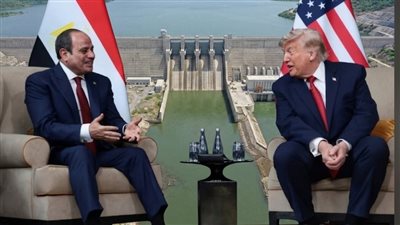 الرئيس السيسي والرئيس الأمريكي     