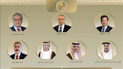 وزير الخارجية ونظرائه من 6 دول    