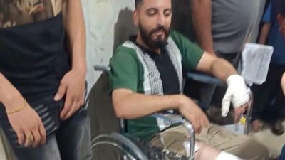 أحد المصابين     