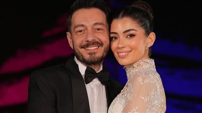 أحمد زاهر وابنته    