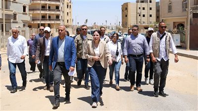 وزيرة الإسكان خلال جولة تفقدية    
