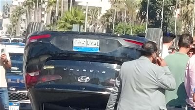 انفجار فردة كاوتش يقلب سيارة ملاكي عدة مرات أمام ديوان محافظ    