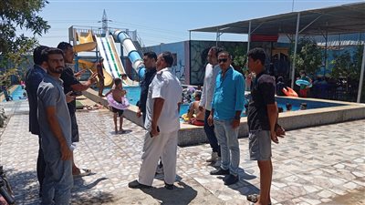 حملات تفتيشية على حمامات السباحة     