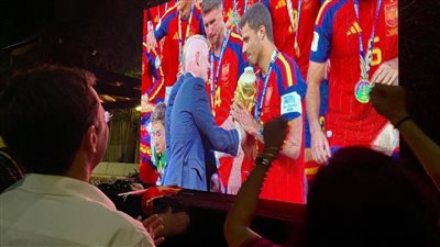 استلام منتخب إسبانيا لكأس العالم 2026    