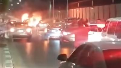 حريق سيارات     