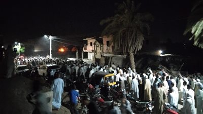 جانب من تشييع الجنازة    