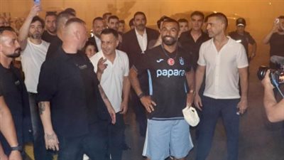 محمد صلاح أثناء حفل تقديمه    