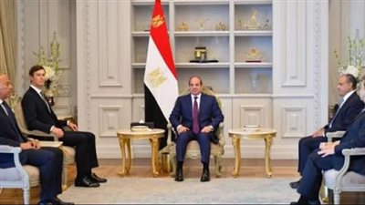 لقاء السيسي وكوشنر    