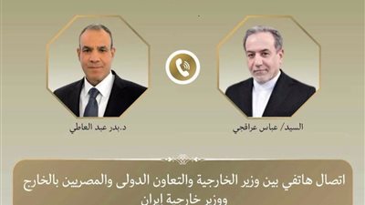 وزيرا خارجية مصر وإيران    