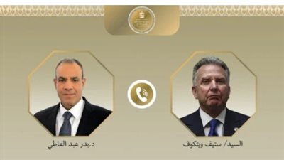 الدكتور بدر عبد العاطي وستيف ويتكوف    