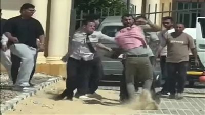 جانب من المشادة    