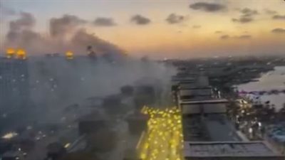 حريق بورتو مارينا    