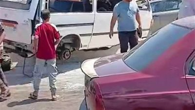 حادث طريق بنها الحر    