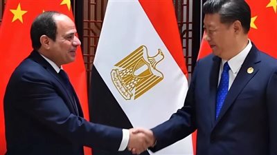 الرئيس المصري والصيني    