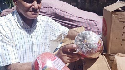 جانب من الحملة الرقابية على الأسواق بالمنيا     