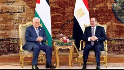  السيسي ومحمود عباس    
