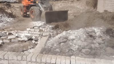 إزالة تعديات على أملاك الدولة    